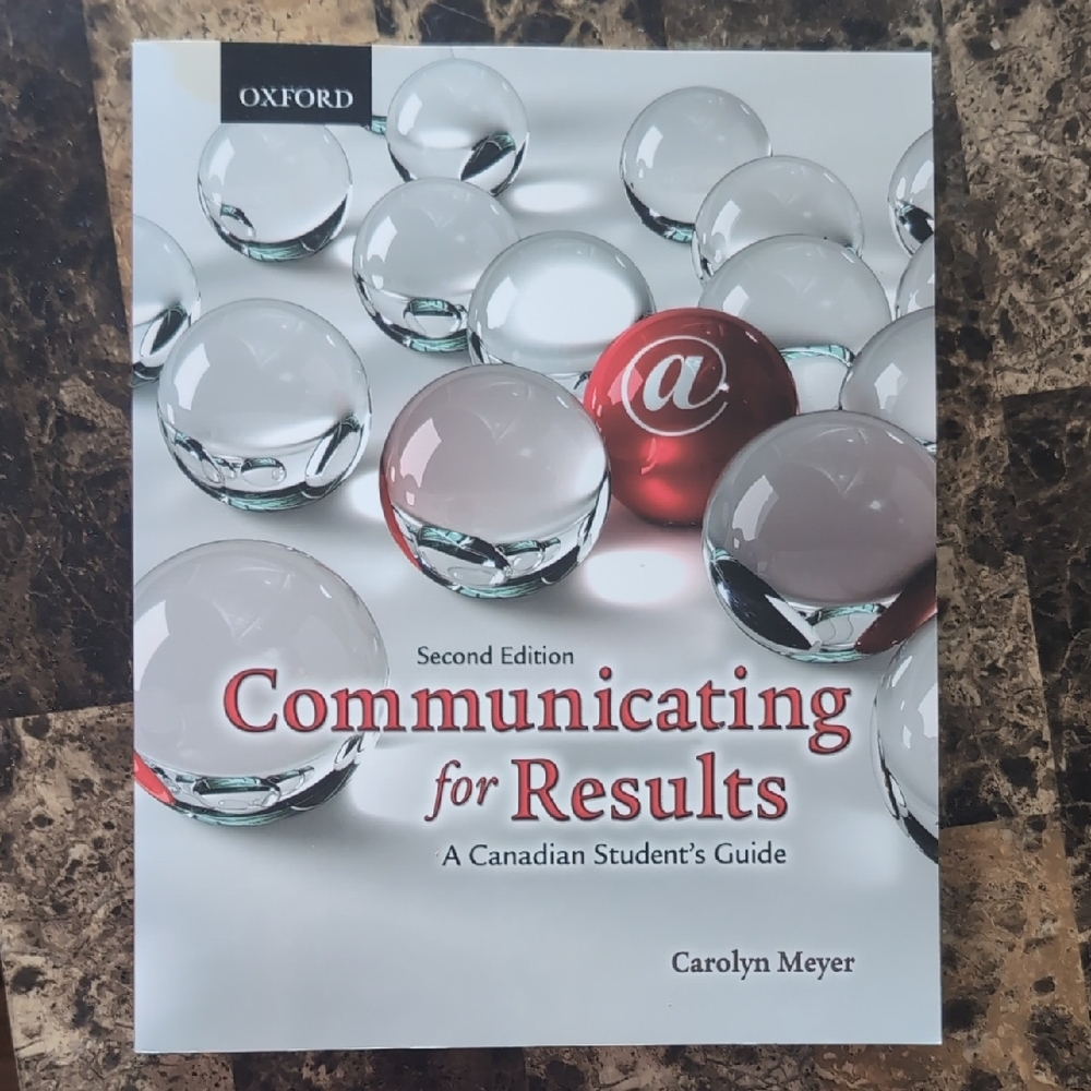 Oxford Communicating for Results Book with Red and White Design